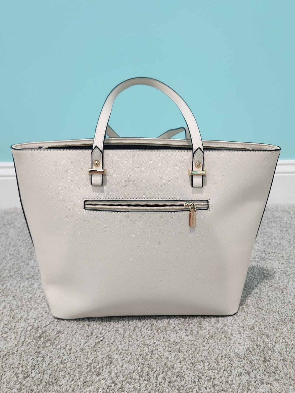 Lovevook Cream Purse/Tote Bag